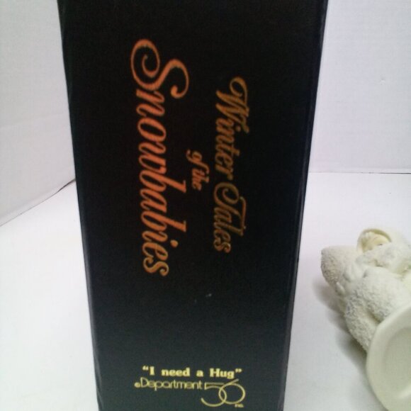 Department 56 Winter Tales Snowbabies I need A Hug Figurine Christmas - Picture 11 of 12